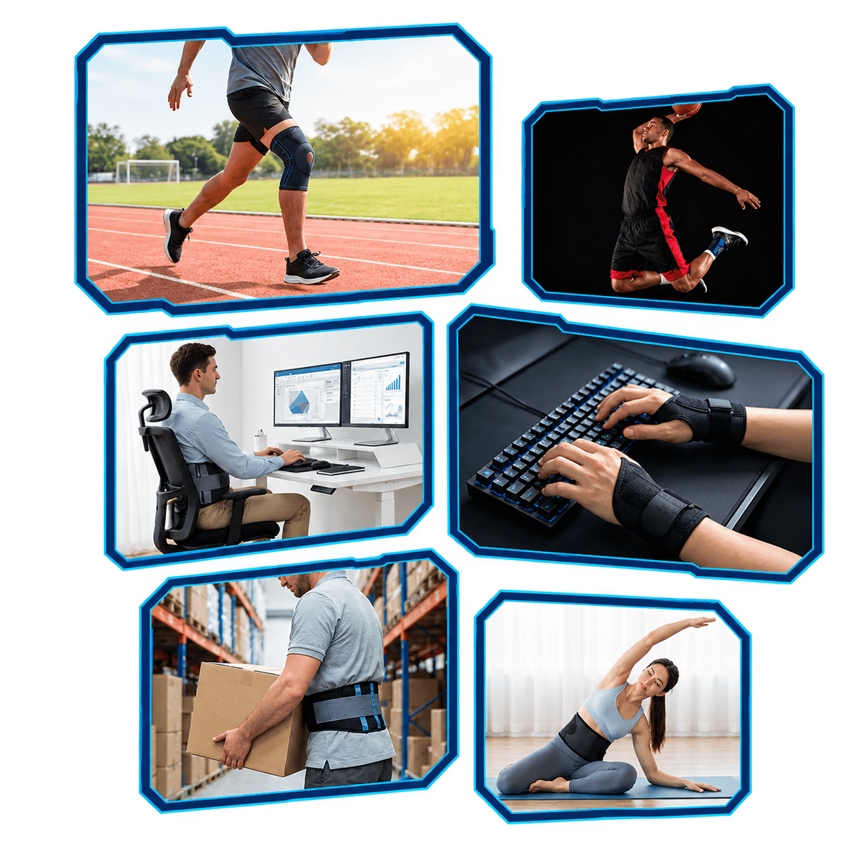 Trivex Surgicare orthopedic rehabilitation products — surgical supports and braces