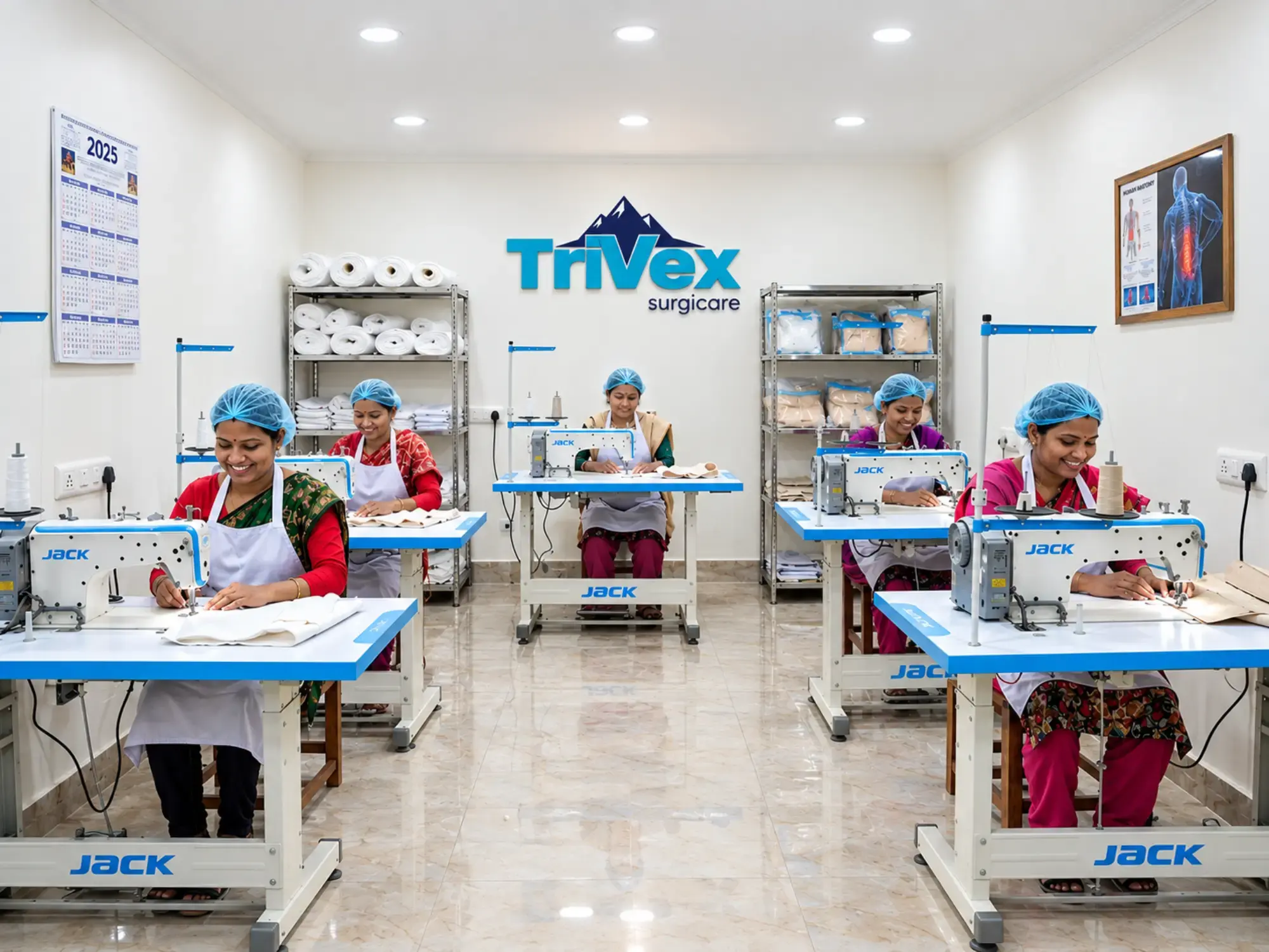 Trivex Surgicare factory — manufacturing orthopedic rehabilitation products